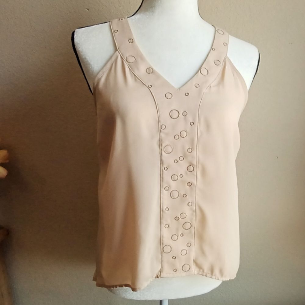 TCEC Sleeveless blouse High low